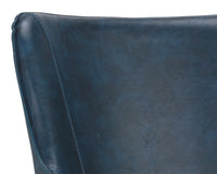 Sunpan Franklin Dining Armchair - Beige Linen/Bravo Cream/ Vintage Black/Vintage Blue