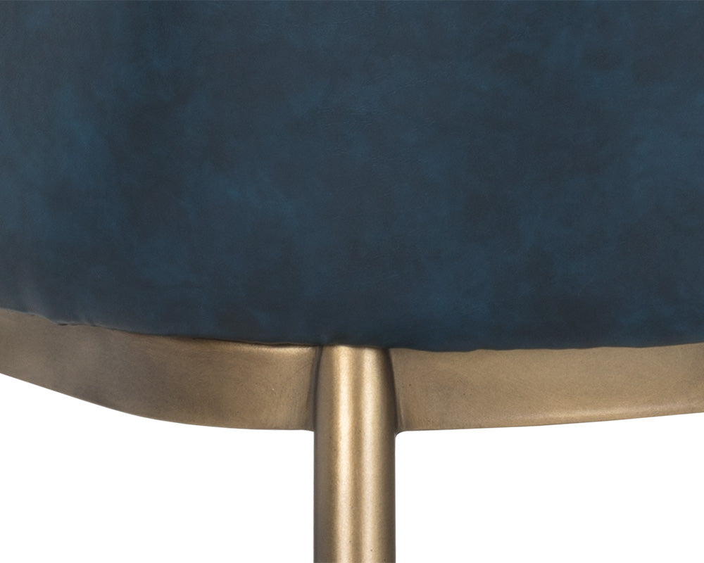 Sunpan Franklin Dining Armchair - Beige Linen/Bravo Cream/ Vintage Black/Vintage Blue