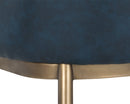 Sunpan Franklin Dining Armchair - Beige Linen/Bravo Cream/ Vintage Black/Vintage Blue