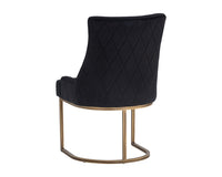 Sunpan Florence Dining Chair - Abbington Black/Piccolo Pebble/Piccolo Prosecco
