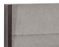 Sunpan Milo Bed - Queen - Polo Club Stone