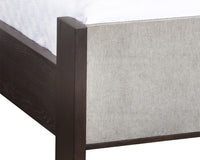 Sunpan Milo Bed - Queen - Polo Club Stone