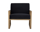 Sunpan Kristoffer Lounge Chair - Abbington Black