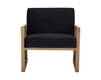 Sunpan Kristoffer Lounge Chair - Abbington Black