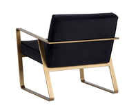 Sunpan Kristoffer Lounge Chair - Abbington Black