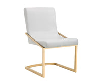 Sunpan Marcelle Dining Chair - White Croc