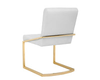 Sunpan Marcelle Dining Chair - White Croc