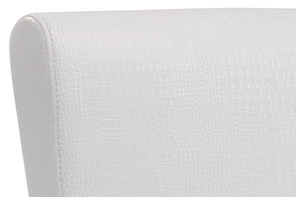 Sunpan Marcelle Dining Chair - White Croc