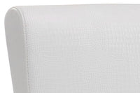 Sunpan Marcelle Dining Chair - White Croc