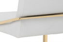 Sunpan Marcelle Dining Chair - White Croc