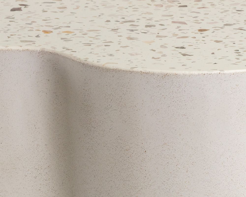 Sunpan Ava End Table - Small - Terrazzo