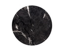 SUNPAN Goya End Table - Marble Look - Black