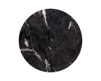 SUNPAN Goya End Table - Marble Look - Black