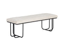 Sunpan Maverick Bench - Clover Green/Eclipse White