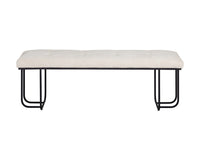 Sunpan Maverick Bench - Clover Green/Eclipse White
