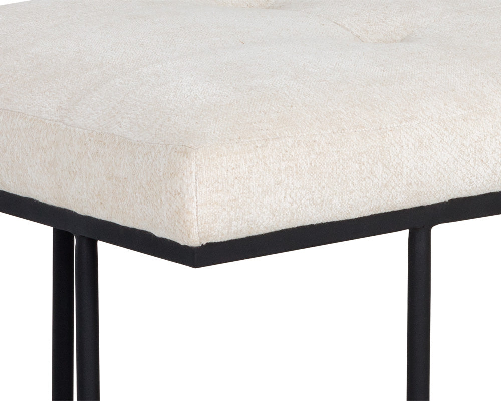 Sunpan Maverick Bench - Clover Green/Eclipse White