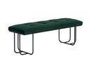 Sunpan Maverick Bench - Clover Green/Eclipse White