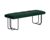 Sunpan Maverick Bench - Clover Green/Eclipse White