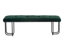 Sunpan Maverick Bench - Clover Green/Eclipse White