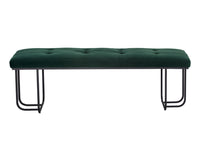 Sunpan Maverick Bench - Clover Green/Eclipse White