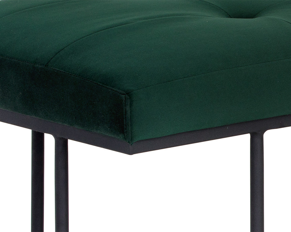 Sunpan Maverick Bench - Clover Green/Eclipse White