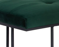 Sunpan Maverick Bench - Clover Green/Eclipse White