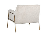Sunpan Cybil Lounge Chair - Dove Cream/Polo Club Kohl Grey