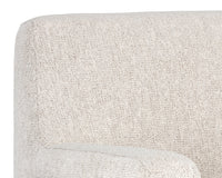 Sunpan Cybil Lounge Chair - Dove Cream/Polo Club Kohl Grey