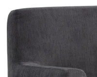 Sunpan Cybil Lounge Chair - Dove Cream/Polo Club Kohl Grey