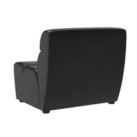 Sunpan Cornell Modular - Armless Chair in Coal Black/Havana Dark Brown/Tobacco Tan