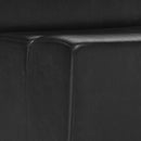 Sunpan Cornell Modular - Armless Chair in Coal Black/Havana Dark Brown/Tobacco Tan