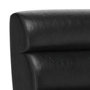 Sunpan Cornell Modular - Armless Chair in Coal Black/Havana Dark Brown/Tobacco Tan