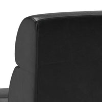 Sunpan Cornell Modular - Armless Chair in Coal Black/Havana Dark Brown/Tobacco Tan