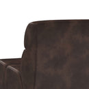 Sunpan Cornell Modular - Armless Chair in Coal Black/Havana Dark Brown/Tobacco Tan