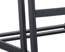 Sunpan Webber Counter Stool in Cantina Black/Saddle - Set of 2