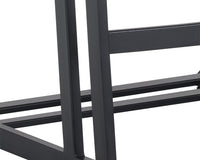 Sunpan Webber Counter Stool in Cantina Black/Saddle - Set of 2