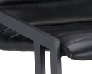 Sunpan Webber Barstool in Cantina Black/Saddle - Set of 2