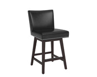 Sunpan Vintage Swivel Counter Stool - Brown/Castillo Cream/Coal Black/Havana Dark Brown/Overcast Grey