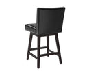 Sunpan Vintage Swivel Counter Stool - Brown/Castillo Cream/Coal Black/Havana Dark Brown/Overcast Grey