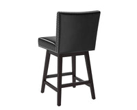 Sunpan Vintage Swivel Counter Stool - Brown/Castillo Cream/Coal Black/Havana Dark Brown/Overcast Grey