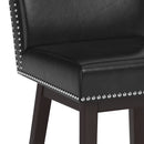 Sunpan Vintage Swivel Counter Stool - Brown/Castillo Cream/Coal Black/Havana Dark Brown/Overcast Grey