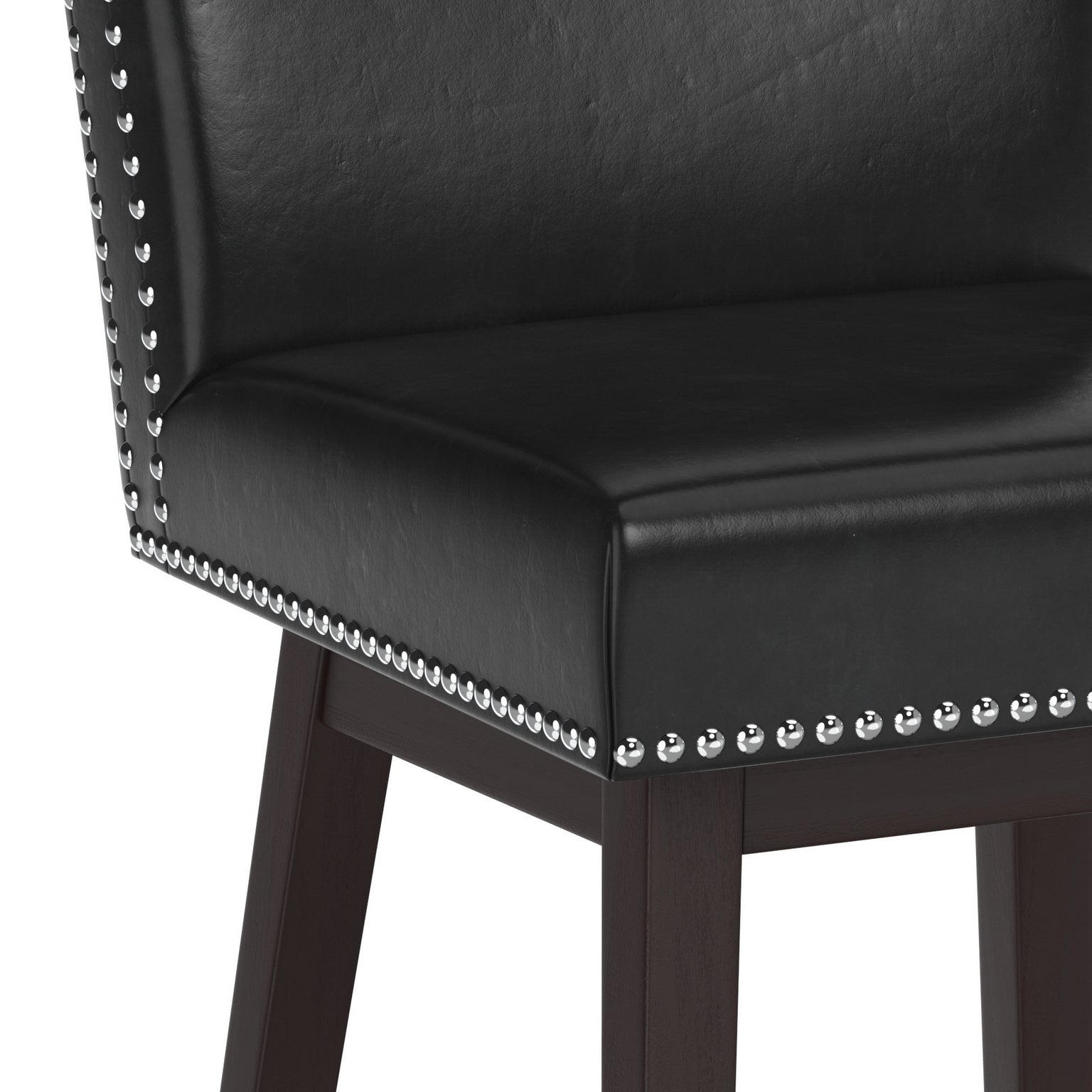 Sunpan Vintage Swivel Counter Stool - Brown/Castillo Cream/Coal Black/Havana Dark Brown/Overcast Grey