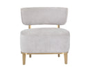 Sunpan Melville Lounge Chair - Bravo Ash/Bravo Cream/Polo Club Kohl Grey/Polo Club Stone