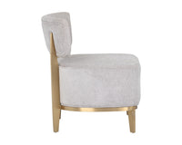 Sunpan Melville Lounge Chair - Bravo Ash/Bravo Cream/Polo Club Kohl Grey/Polo Club Stone