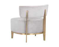 Sunpan Melville Lounge Chair - Bravo Ash/Bravo Cream/Polo Club Kohl Grey/Polo Club Stone