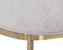 Sunpan Melville Lounge Chair - Bravo Ash/Bravo Cream/Polo Club Kohl Grey/Polo Club Stone