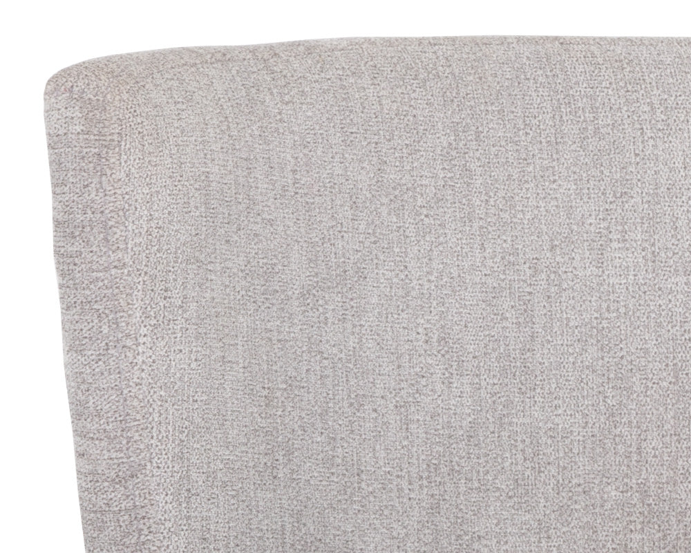 Sunpan Melville Lounge Chair - Bravo Ash/Bravo Cream/Polo Club Kohl Grey/Polo Club Stone