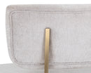 Sunpan Melville Lounge Chair - Bravo Ash/Bravo Cream/Polo Club Kohl Grey/Polo Club Stone