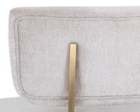 Sunpan Melville Lounge Chair - Bravo Ash/Bravo Cream/Polo Club Kohl Grey/Polo Club Stone