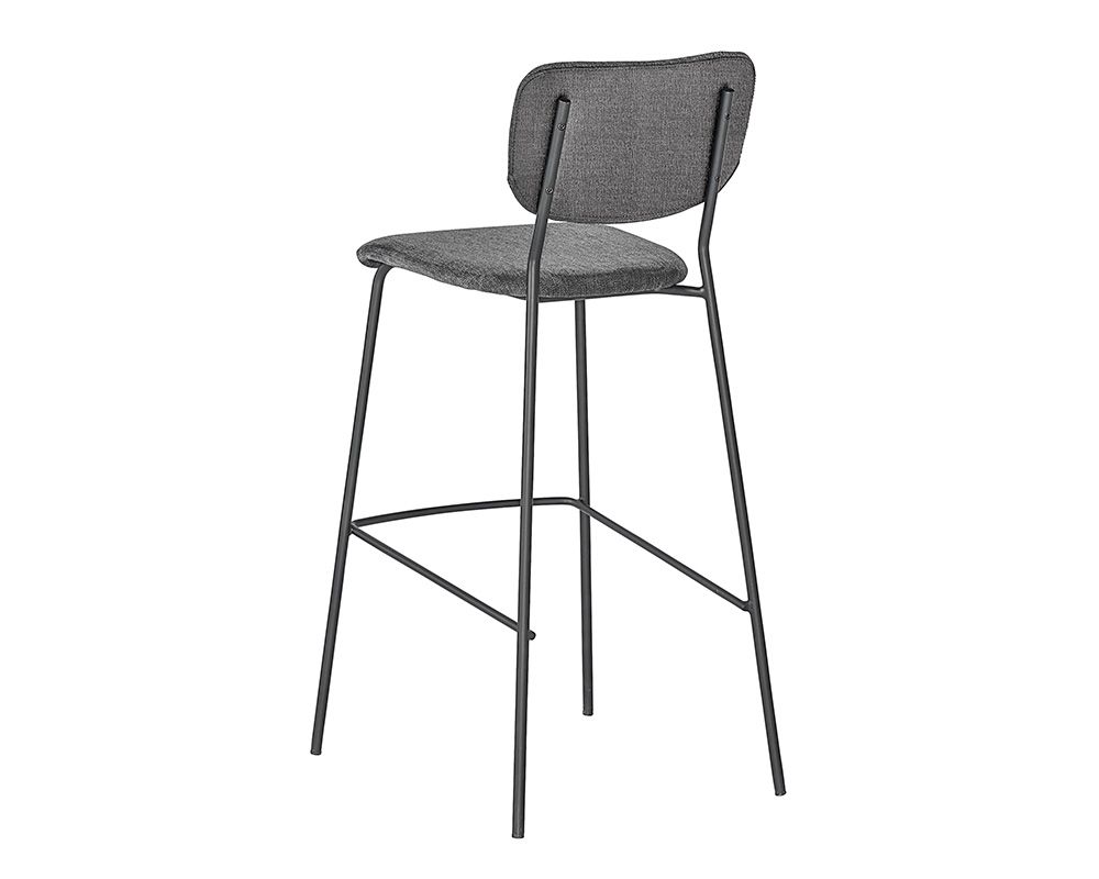 SUNPAN Cullen Barstool - Polo Club Kohl Grey/Polo Club Stone